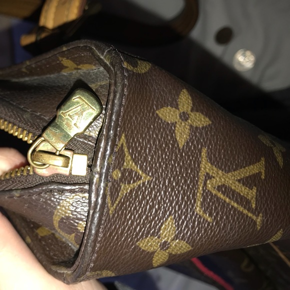 Louis Vuitton Brown Canvas Manhattan Satchel